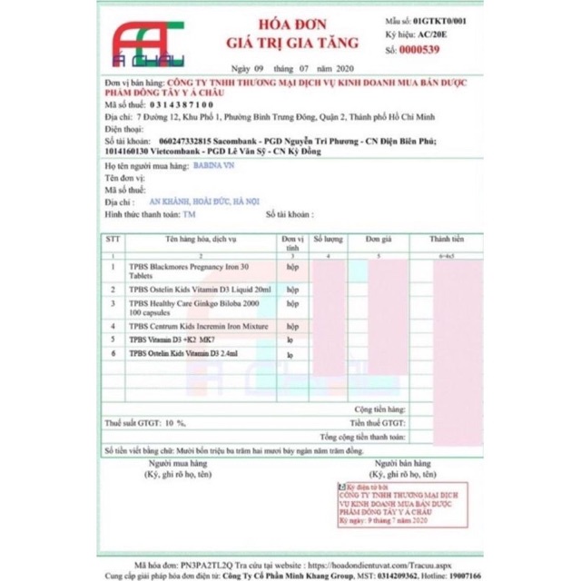 Vitamin D3 &amp; K2 Mk7 nhỏ giọt cho bé  (lọ 10ml)