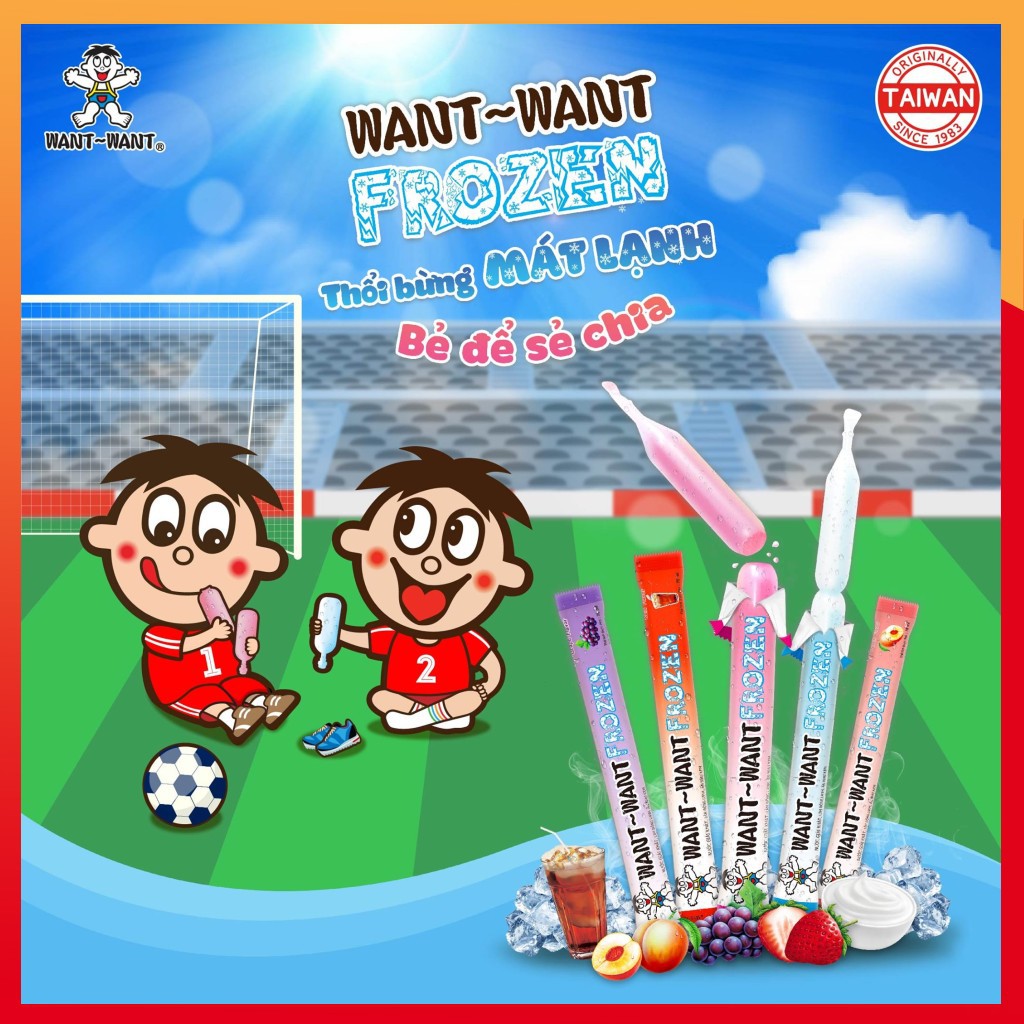 Kem đá Want Want - Bòn bon tuổi thơ