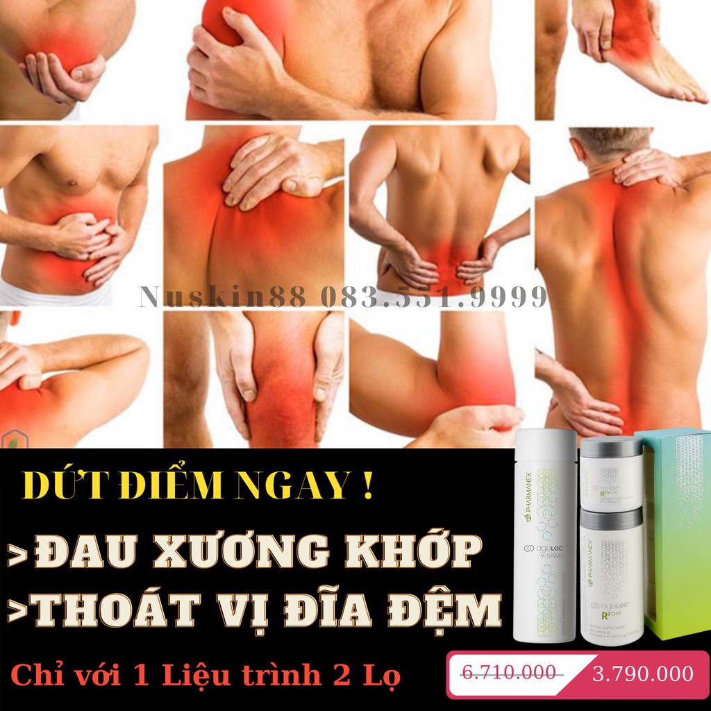 Combo R2 và Yspan - Hỗ trợ Xương Khớp, Trẻ Hoá Da