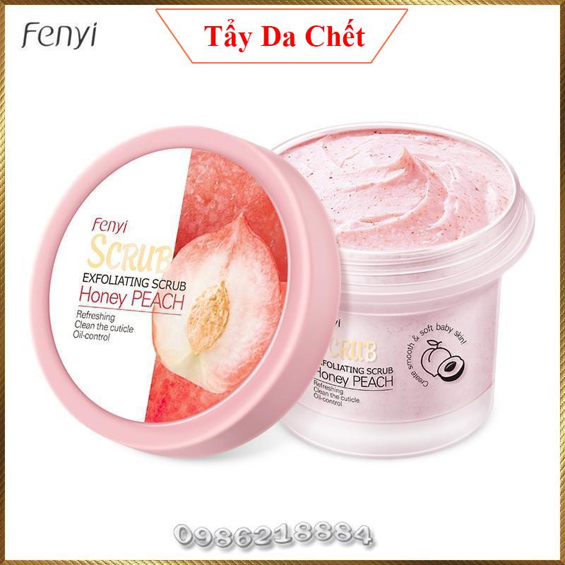 Kem tẩy tế bào chết toàn thân Fenyi Scrub Honey Peach chiết xuất từ Quả Đào FSP2