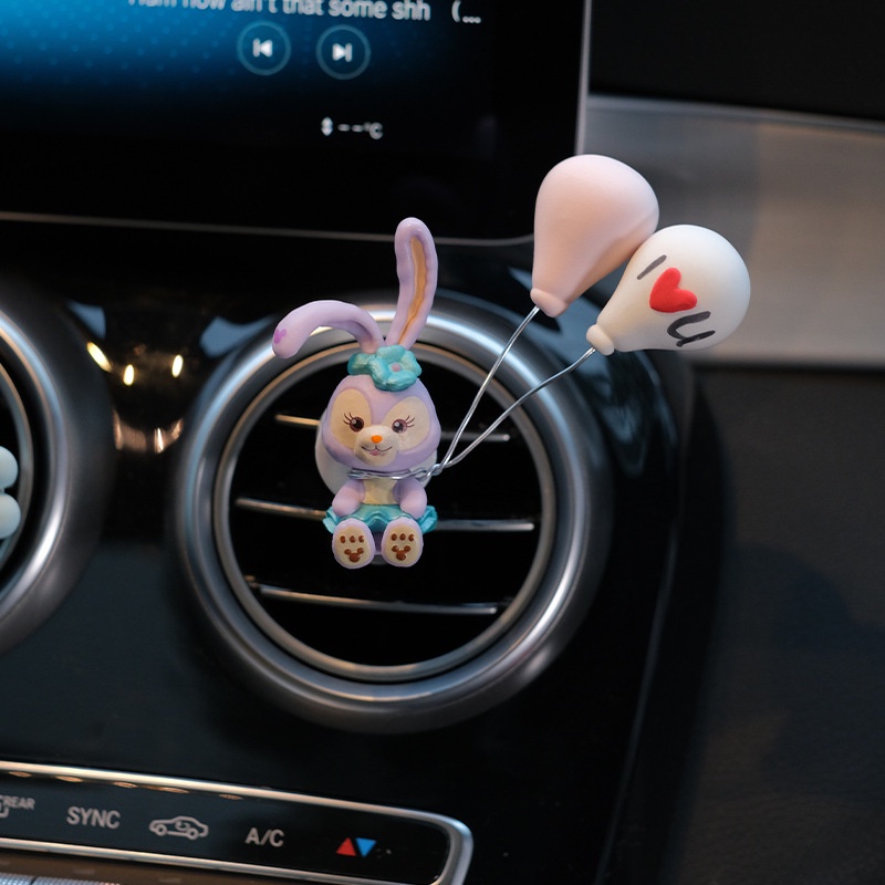 Phụ kiện khuếch tán nước hoa gắn điều hòa xe hơi dễ thương sáng tạo