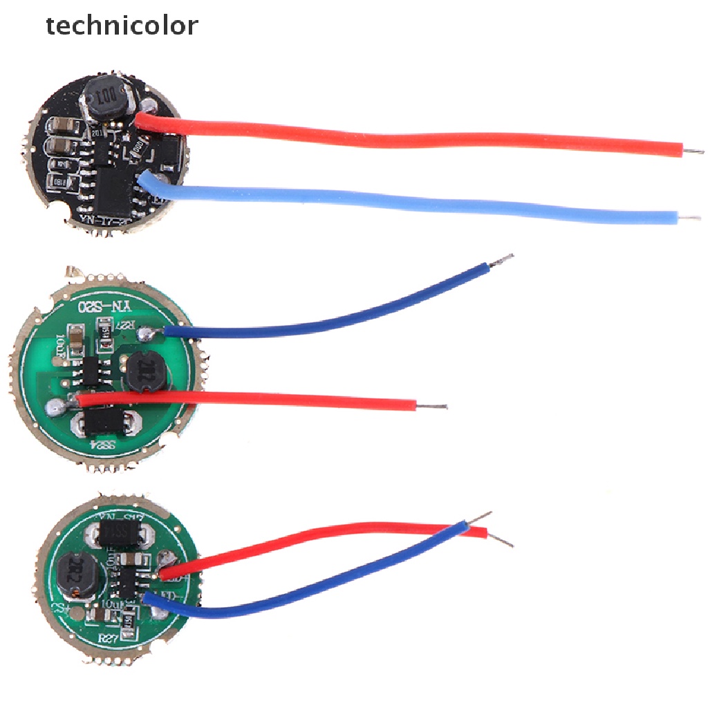 Technicolor 1Pc 3W LED driver 17mm/20mm DC3.7V 1 Mode 5 Mode LED Flashlight Driver TYG