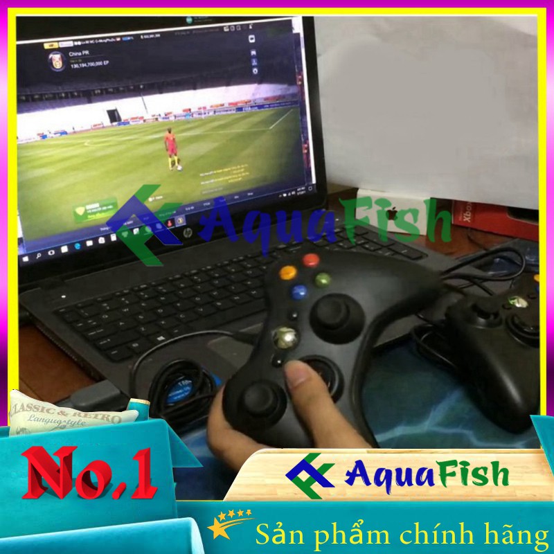 Tay cầm xbox 360 controller có dây chơi game cho PC / FO3 / FO4 nút nhạy chơi phê