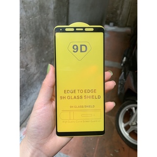 A8 Star_ Kính cường lực full màn 9D Sam Sung A8 Star tặng kèm giấy lau màn hình