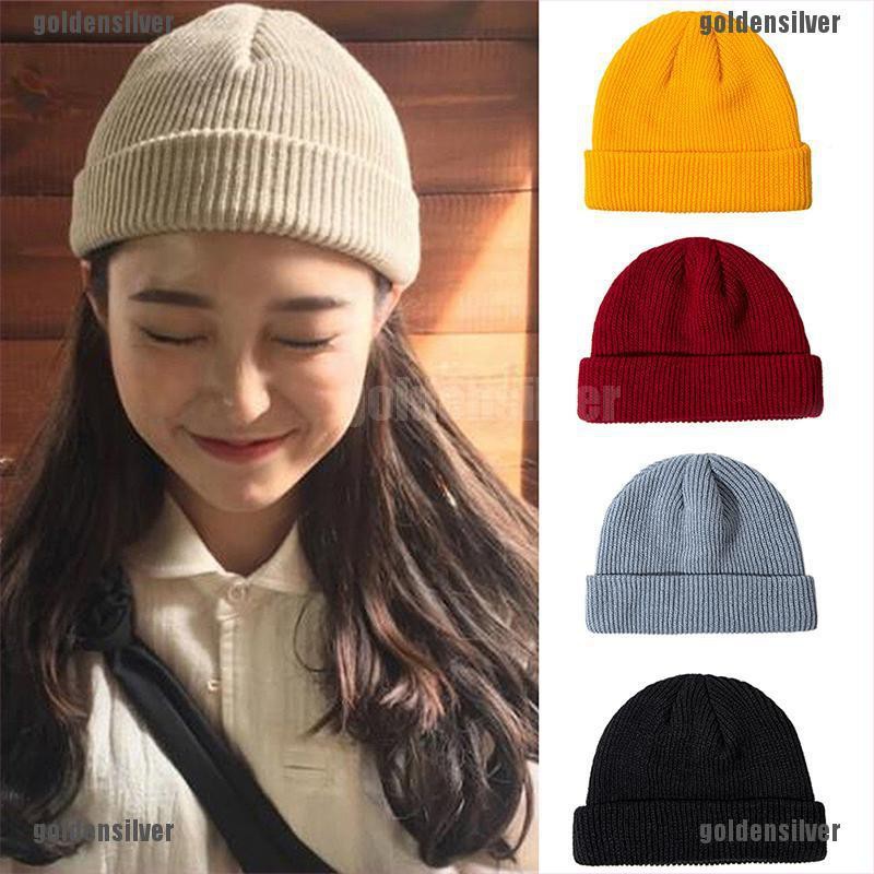 Mũ Beanie Giữ Ấm Mùa Đông Có Gân Dành Cho Nam Nữ