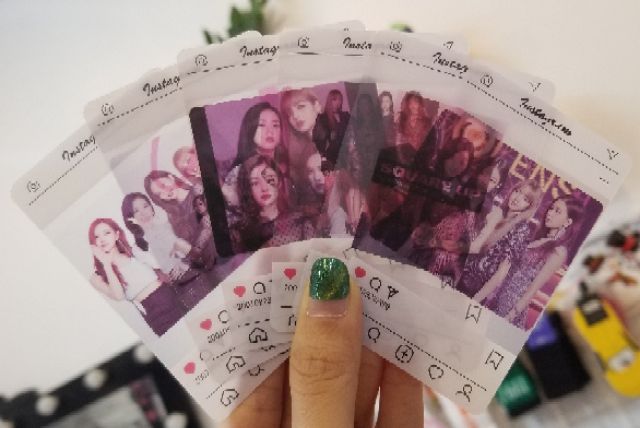 SET 8 CARD TRONG INSTAGRAM BTS, BLACKPINK,