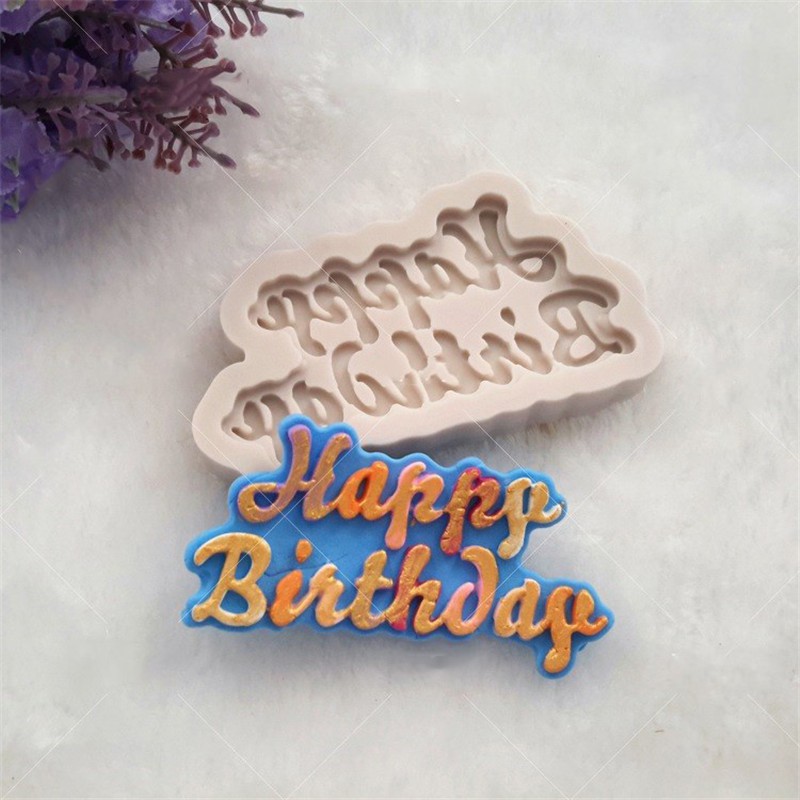 Khuôn Trang Trí Bánh Kem Chữ Happy Birthday Đẹp Mắt Tiện Dụng