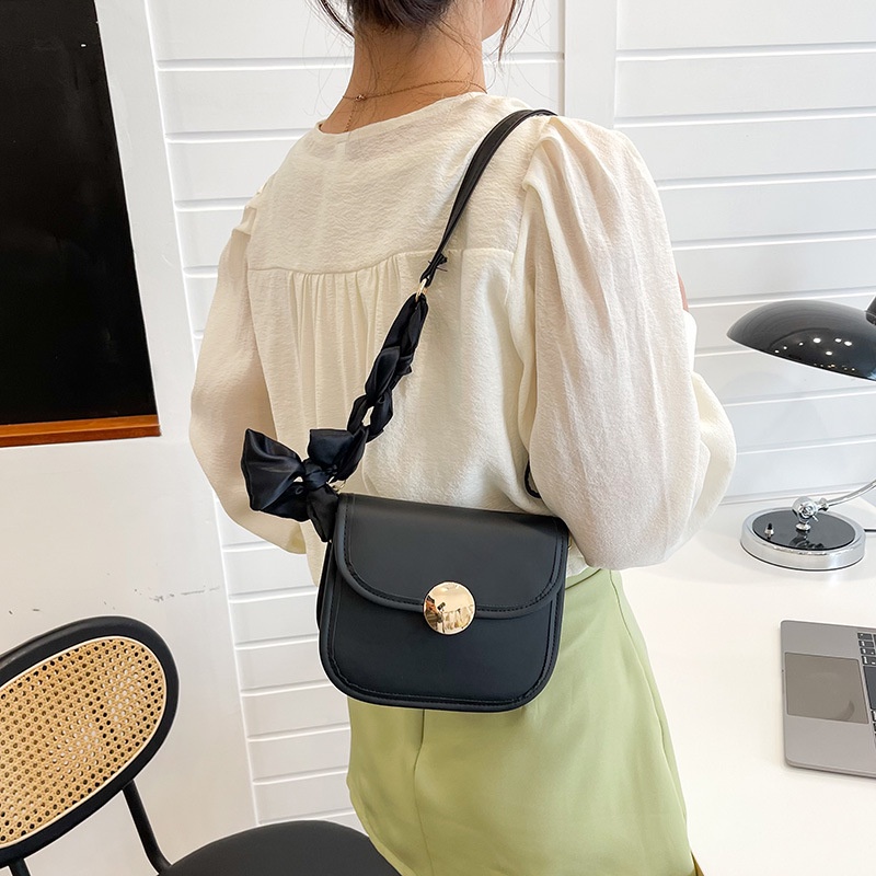 Túi Đeo Vai Hình Vuông Màu Trơn Thời Trang Hàn Quốc Mùa Hè 2022 Dành Cho Nữ