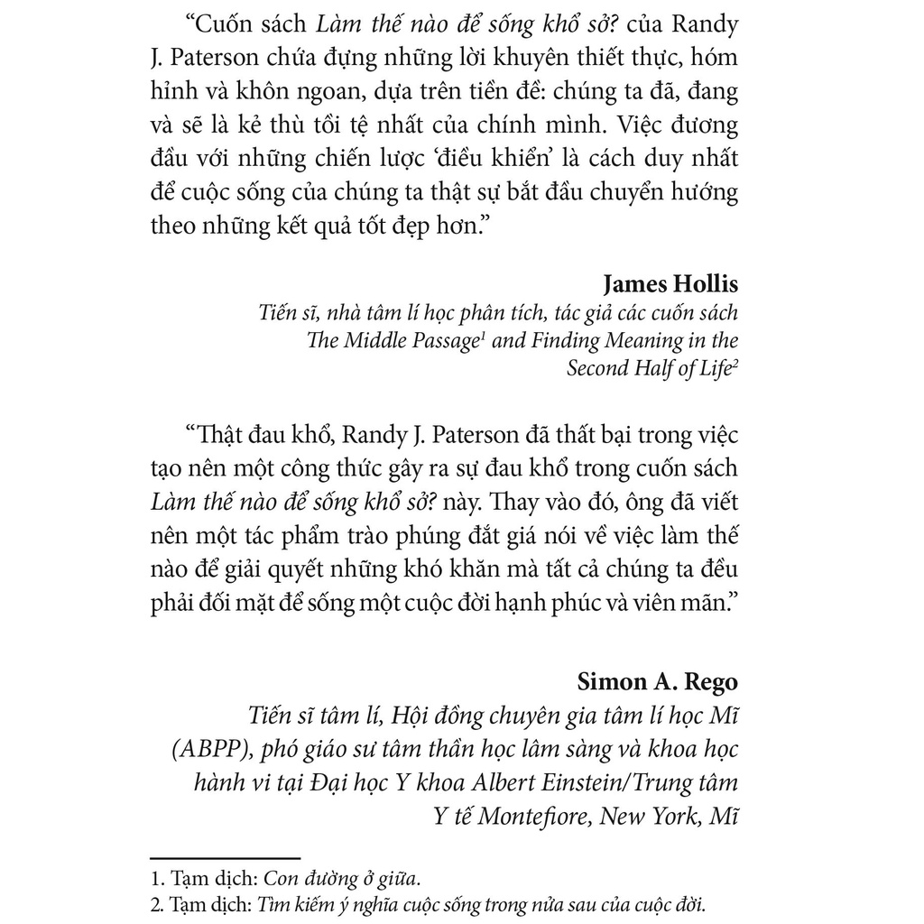 Sách - Làm Thế Nào Để Sống Khổ Sở? (Minh Long)