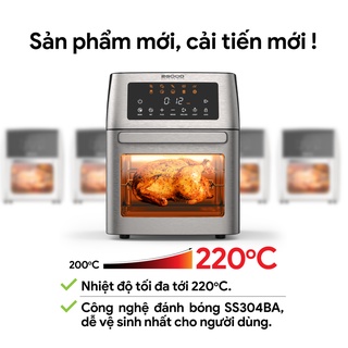 Nồi Chiên Không Dầu 2GOOD Vortex S-18 Dung Tích 15 Lít (tặng kèm đôi găng tay, chất liệu Inox 304, 10 chế độ nấu)