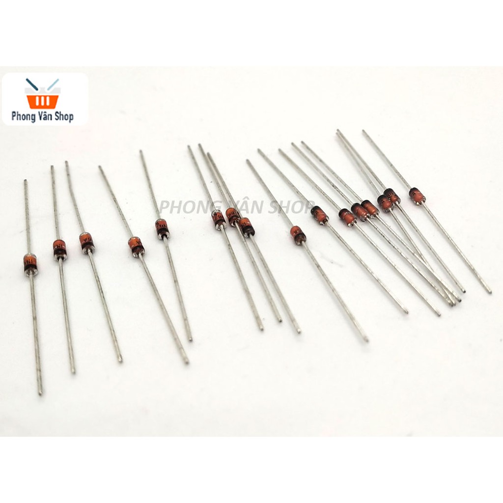 30 Điốt Diode Zener 1w các loại 3.3v 5.1v 6.8v 8.2v 9.1v 12v 18v 24v