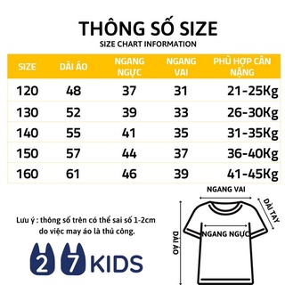 Áo polo bé trai ngắn tay size đại 27kids aklaowkulae thun sơ mi cộc nam - ảnh sản phẩm 9