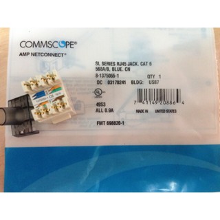 Nhân mạng cat6 âm tường Commscope AMP