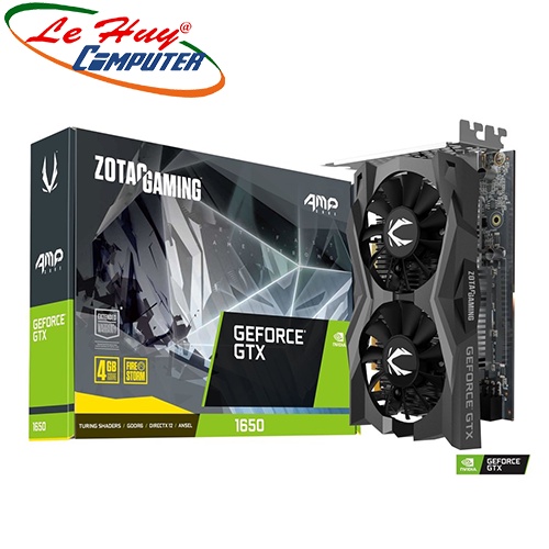 Card màn hình - VGA ZOTAC GAMING GeForce GTX 1650 AMP Core 4GB GDDR6