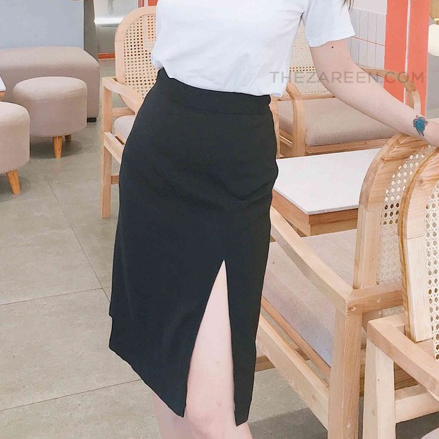 CHÂN VÁY ÔM XẺ GIỮA ĐÙI ZAREEN VAB10 | BigBuy360 - bigbuy360.vn