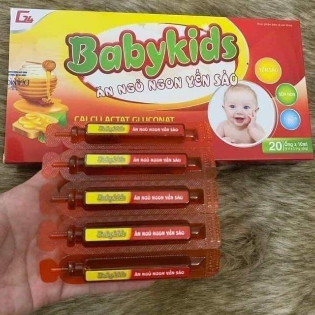 [CHÍNH HÃNG]🔥Siro ăn ngon Babykids🔥Ăn ngủ ngon yến sào