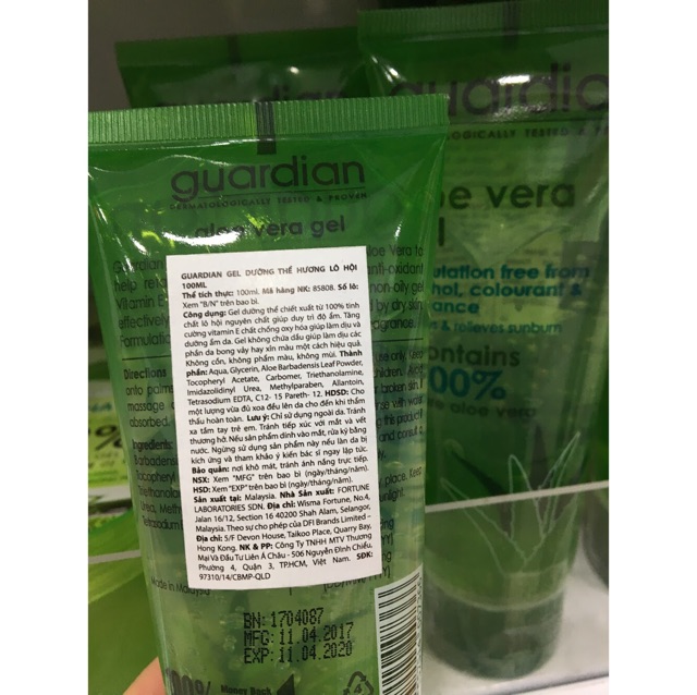 Gel Dưỡng Ẩm Aloe Vera