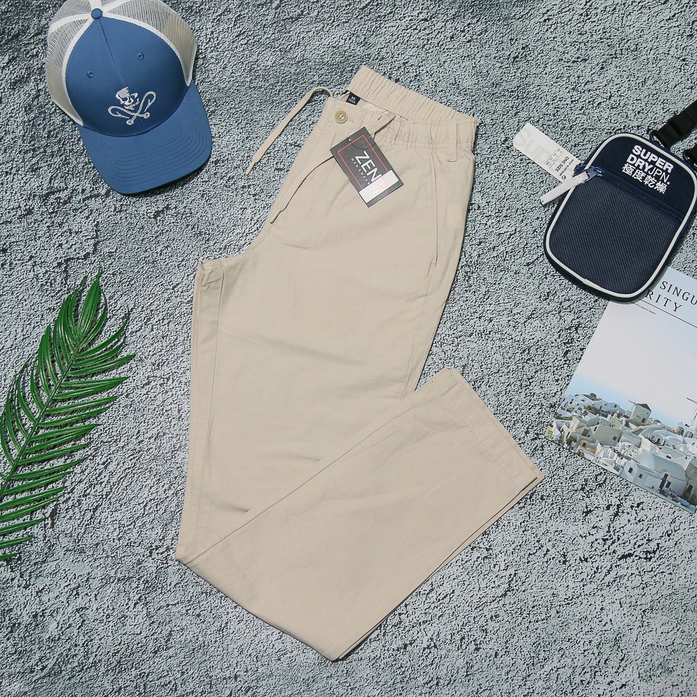 Quần Dài Nam G.a.p Lex Dáng Slim xuất xịn chính hãng Chất Linen
