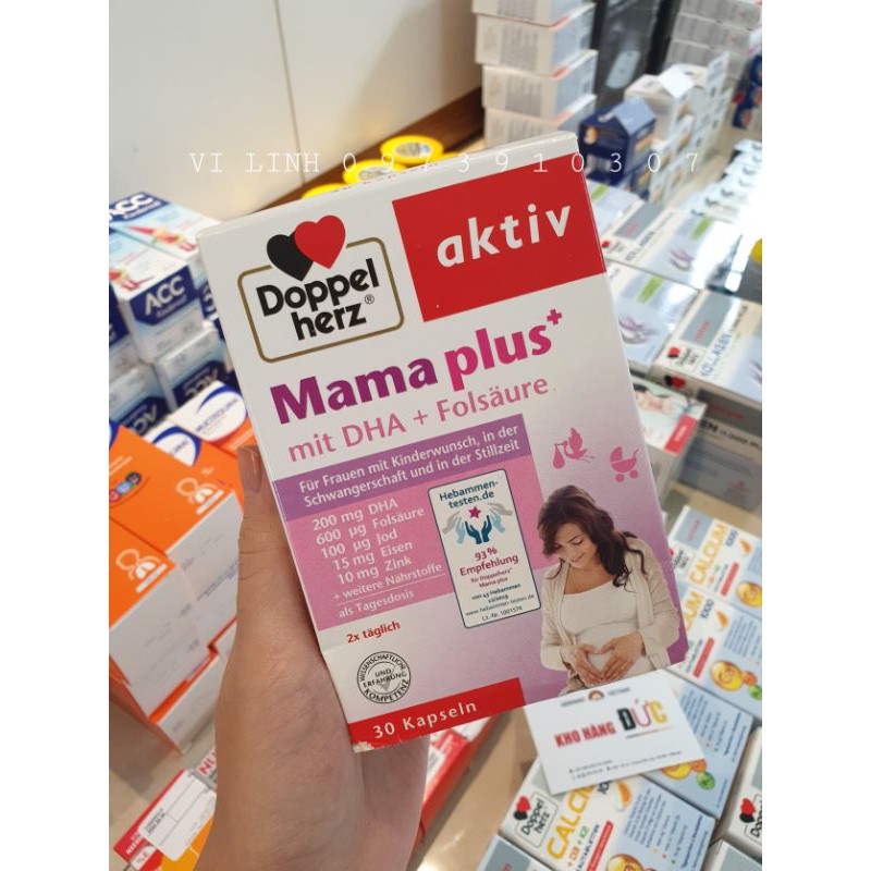 Mẫu mới Đủ Bill- Hộp Mama plus 30v Hàng Đức