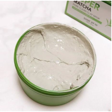 Mặt Nạ Đất Sét Trà Xanh Giúp Làm Sạch, Thu Nhỏ Lỗ Chân Lông Some By Mi Super Matcha Pore Clean Clay Mask 100g