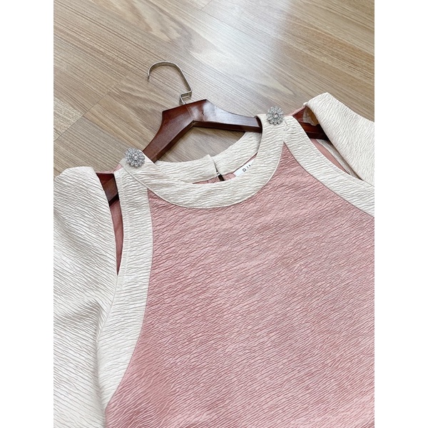 ĐẦM KHOÉT VAI MIX MÀU - BIMI