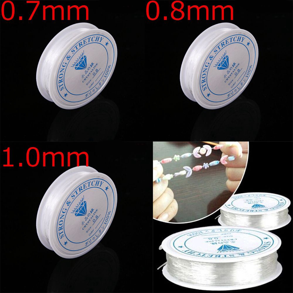 Cuộn dây cước tiện dụng xỏ hạt làm trang sức thủ công