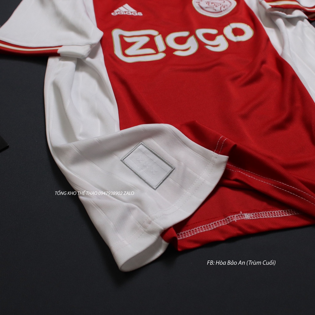 Bộ Quần Áo Đá Banh  CLB Ajax Amsterdam Sân nhà / Quần Áo Bóng Đá AJAX màu đỏ cao cấp 2022/23 phom 43-90kg