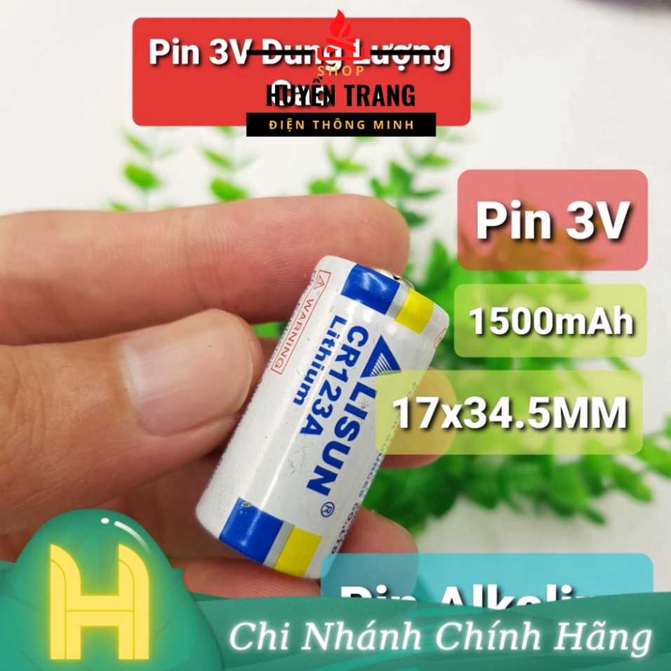 [Thanh Lý] Pin 3V 1500mAh 17x34MM Dung Lượng Cao Chế Đồ