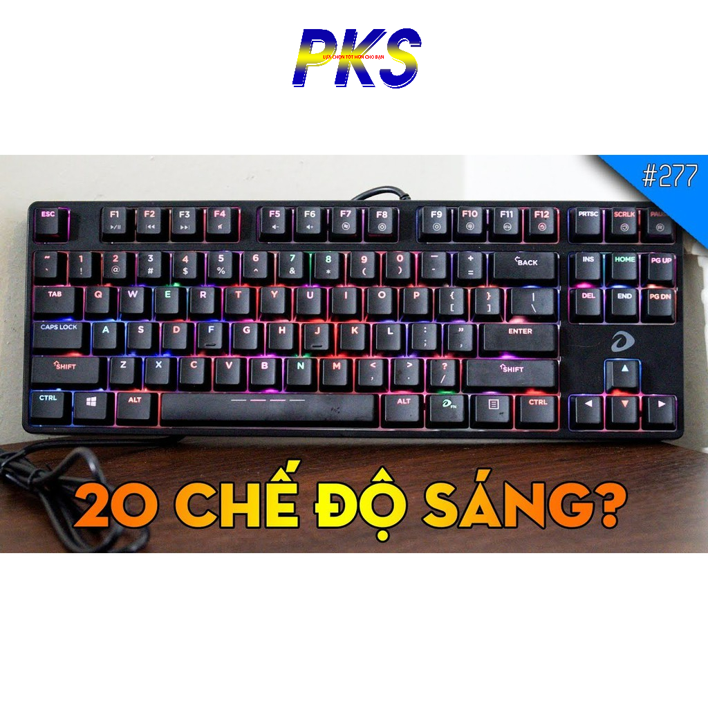 Bàn phím cơ có dây Dareu DK880 RGB D Switch Tenkeyless - DK880