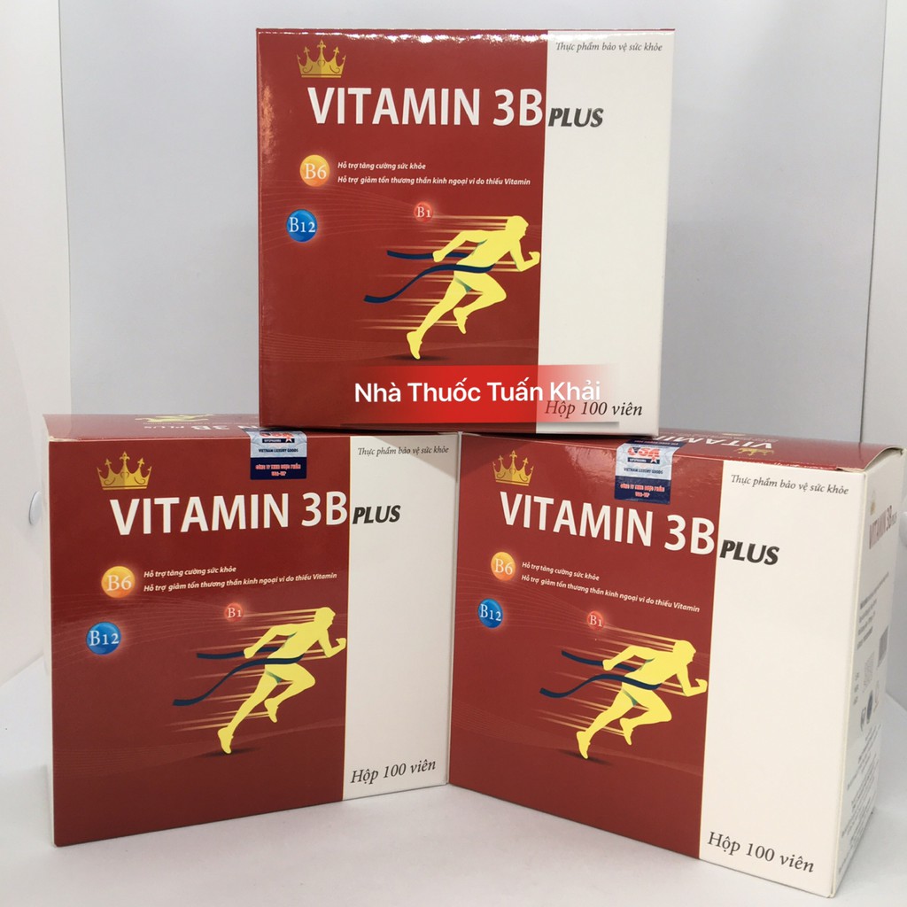 Bổ Sung VITAMIN 3B PLUS - Hộp 100 viên | Thế Giới Skin Care