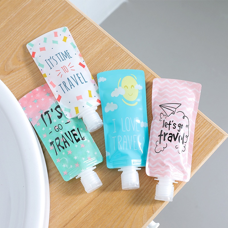 Chai chiết dầu gội sữa tắm dầu xả mang đi du lịch dễ thương - Lion House