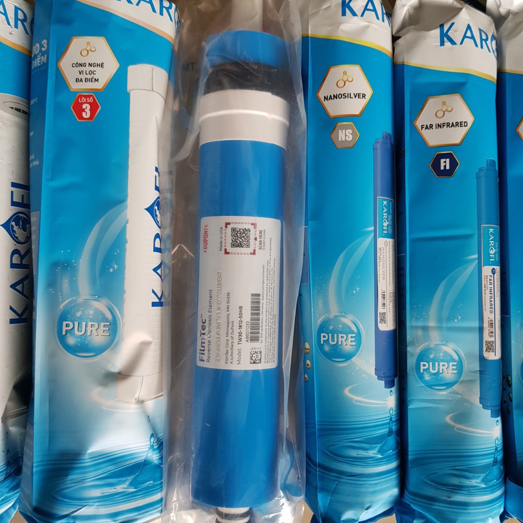 Trọn bộ Combo 8 lõi lọc nước Karofi chính hãng 12345678