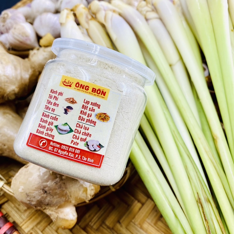 Bột Sả Nguyên Chất 100% - Gia Vị ÔNG BỐN