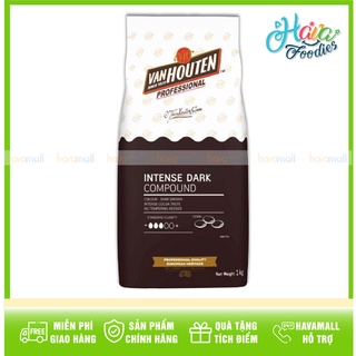 [CHỈ GIAO NHANH HCM] Socola Đen Compound Van Houten Túi 1Kg