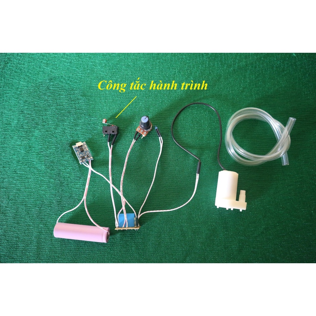 Combo Mạch Chế Bình Rót Rượu Tự Động 3v7 Hàn Sẵn