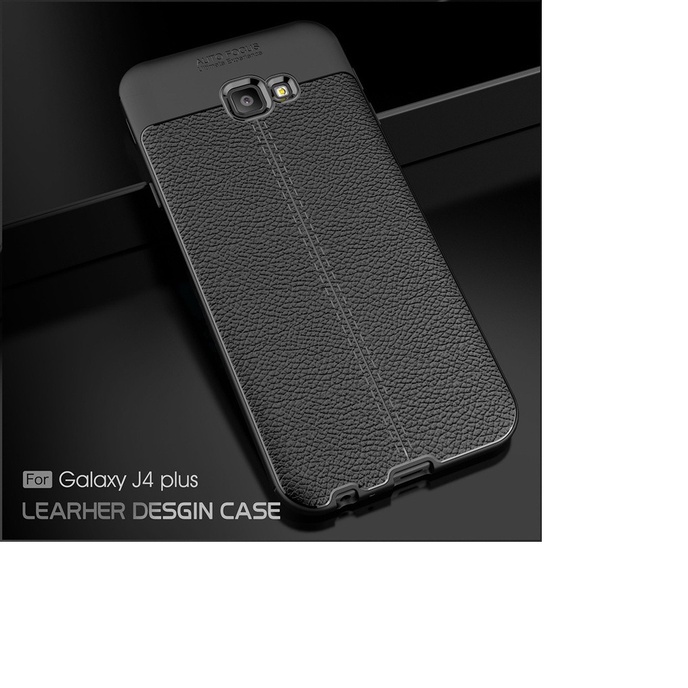 Ốp lưng cho điện thoại Samsung Galaxy J4 core, J4+ plus silicon dẻo trong suốt, dẻo đen chống sốc AutoFocus