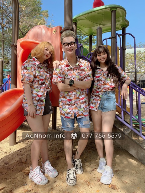 Áo sơ mi hoạt hình - Chó Shiba, Chuột Mickey, Chó Pluto | BigBuy360 - bigbuy360.vn