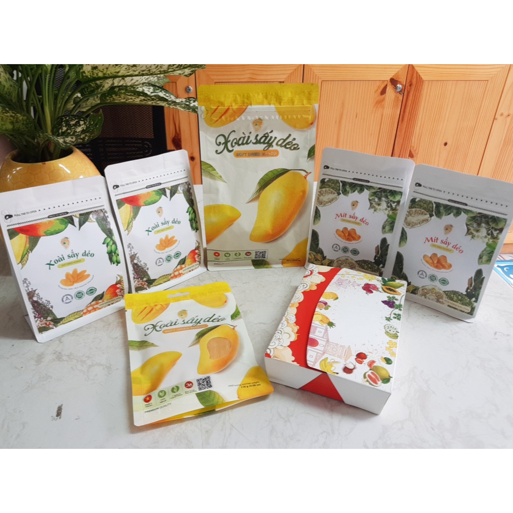 Thập cẩm sấy dẻo Py Fresh 300g/ Trái cây sấy dẻo/ Mứt tết Py Fresh/ Hộp mứt tết Py Fresh/ Quà tết ngon | BigBuy360 - bigbuy360.vn