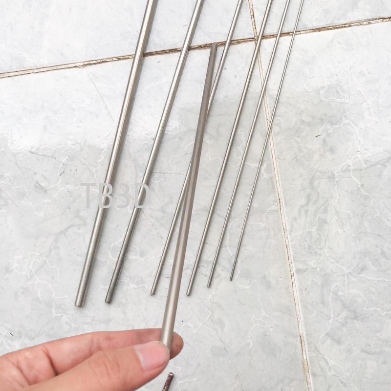 Compo 3 Que inox rời, duỗi thẳng sẵn, có đủ mọi kích cở theo yêu cầu