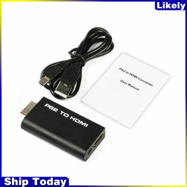 Bộ Chuyển Đổi Dây Cáp HD Chuyển Đổi Từ Sony 2 PS2 Sang HDMI