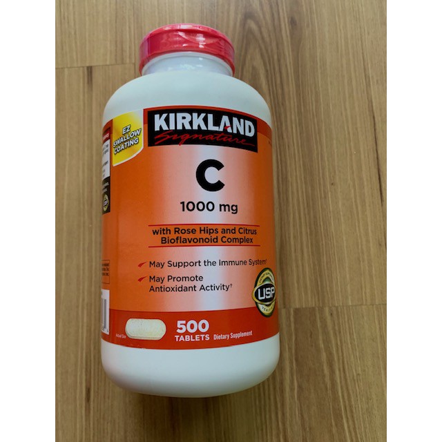 Viên Uống Bổ Sung Vitamin C 1000mg KIRKLAND SIGNATURE(co san date 2024)