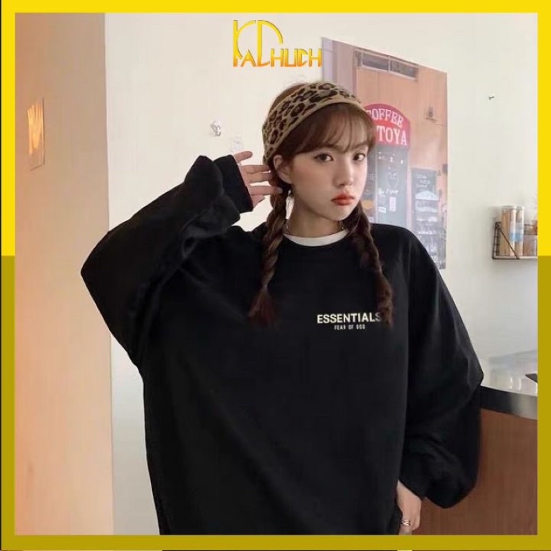 Áo sweater in logo Essentials , có size từ 40-80kg