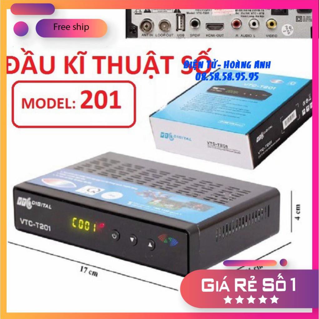 Đầu thu kỹ thuật số DVD -T2. VTC T201- giá tốt