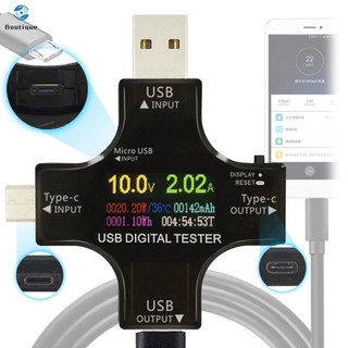 Thiết bị kiểm tra điện áp cường độ dòng điện và điện áp vạn năng Type-C USB màn hình kỹ thuật số LCD