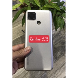 Bộ vỏ sườn Realme C12 zin new ( bộ gồm lưng,sườn,nút bấm, kính camera)