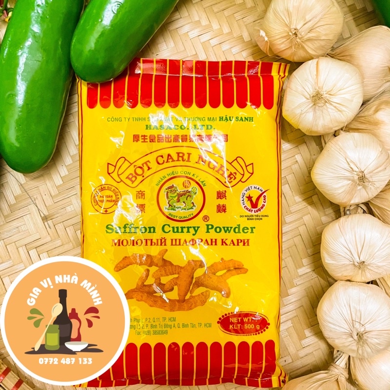 BỘT CARI NGHỆ HẬU SANH GÓI 100GR( CHIẾT )-500GR