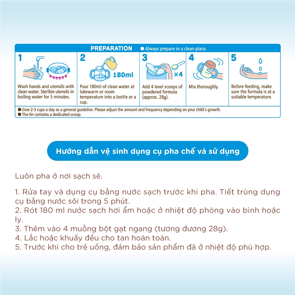 Sữa Bột Công Thức Wakodo Gungun Cung Cấp Dinh Dưỡng Cho Bé 1-3 Tuổi 830g (New)