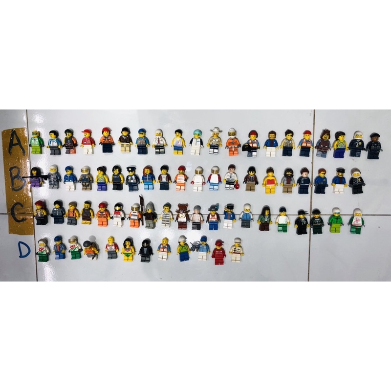 đồ chơi lego minifigure chính hãng đã qua sd( lẻ 1 con)
