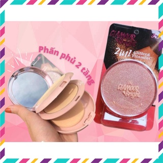 Phấn 2 Tầng Glamour Bright 2in1 Thái Lan