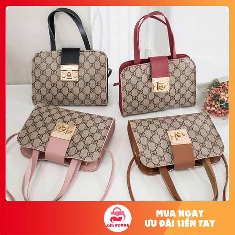 Túi Đeo Chéo Hoạ Tiết dg Thời Trang - 24H STORE